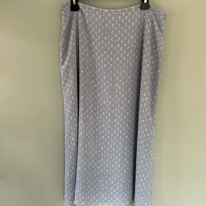 Vintage Pendleton Maxi Skirt size 16 Petite Blue Cottagecore